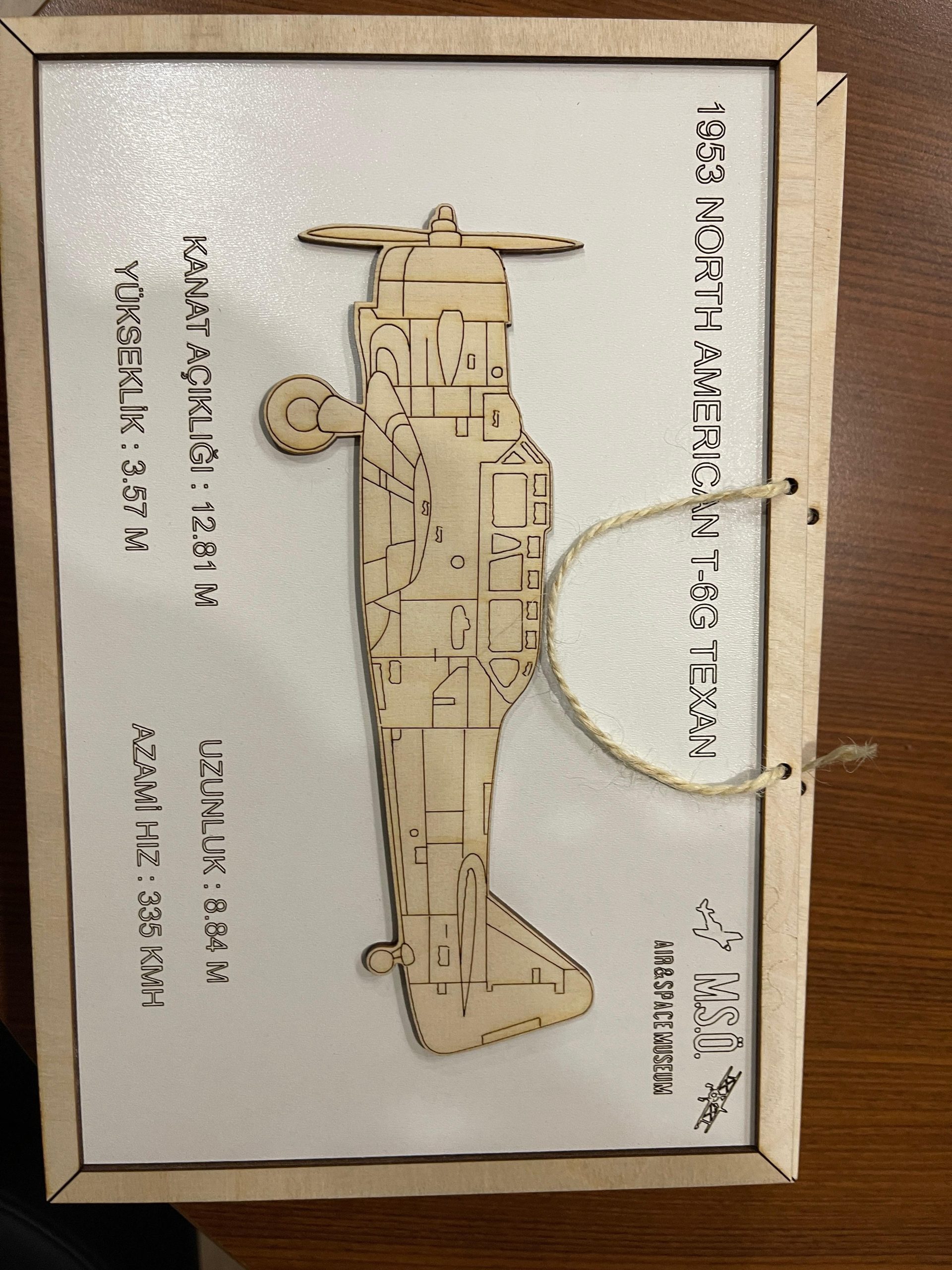 LAZER GRAVÜR TABLO- TEXAN