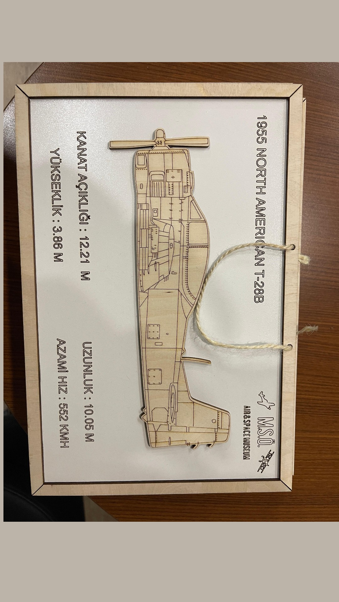 LAZER GRAVÜR TABLO- T28-B