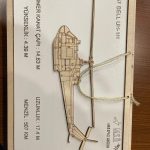 LAZER GRAVÜR TABLO- UH-1H