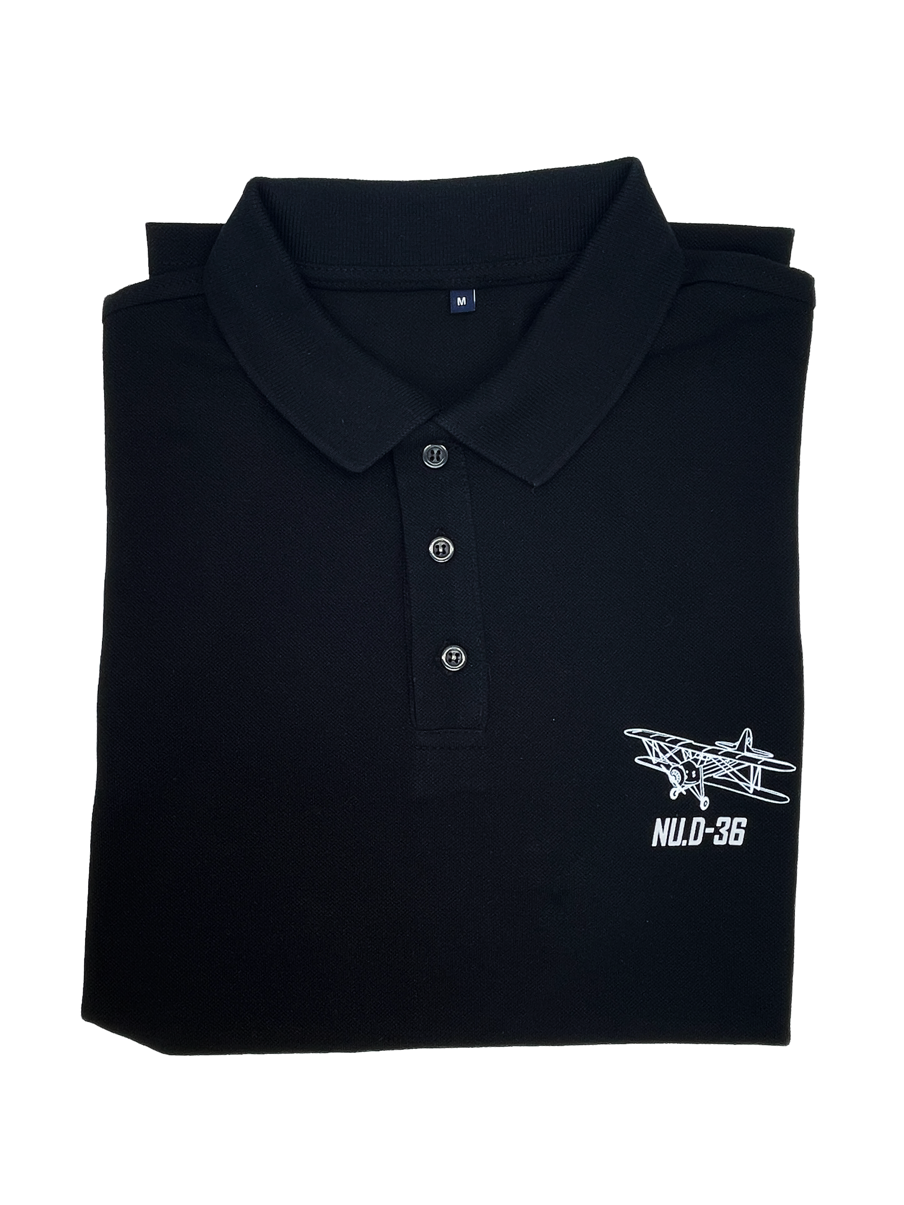 TSHIRT- POLO YAKA SİYAH Nu.D-36 TASARIMLI